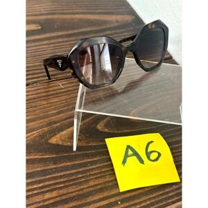 Prada Milano SPR 16W 2AU-6S1 Womens Brown Tortoise Sunglasses Butterfly Full Rim